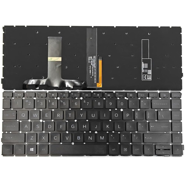 HP ProBook 640 G8, 645 G8, EliteBook 640 G9 G10 backlit US keyboard - main product image