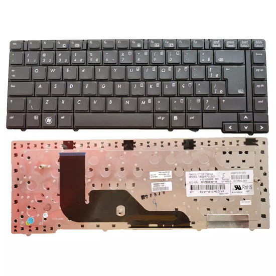 HP ProBook 6440b 6445b 6450b 6455b Brazilian BR keyboard - main product image