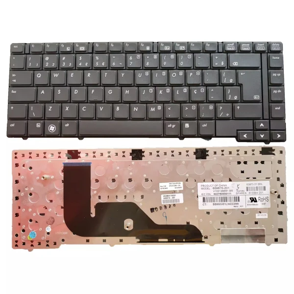 HP ProBook 6440b 6445b 6450b 6455b Brazilian BR keyboard - main product image