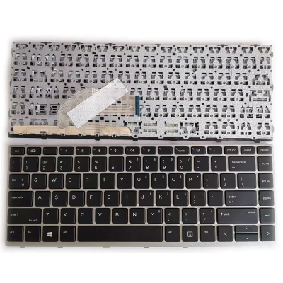 HP ProBook X360 440 G1 L28406-001 silver frame US keyboard
