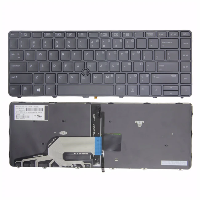 HP Probook 430 G3 G4, 440 G3 G4, 445 G3, 640 G2 G3, 645 G2 G3, with trackpoint backlit US keyboard original - main product image