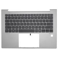 HP Probook 440 G11, 445 G11, HSN-Q39C, silver backlit US keyboard palmrest