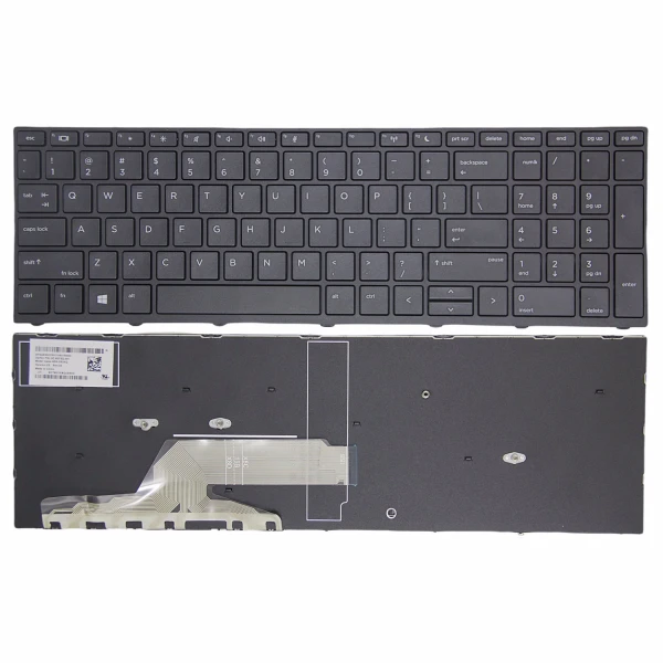 HP Probook 450 G5 455 G5 470 G5 650 G4 650 G5 black frame US keyboard original - main product image