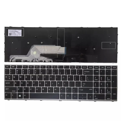HP Probook 450 G5 455 G5 470 G5 650 G4 650 G5 silver frame US keyboard OEM