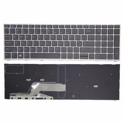 HP Probook 450 G5 455 G5 470 G5 650 G4 650 G5 silver frame US keyboard original