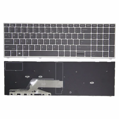HP Probook 450 G5 455 G5 470 G5 650 G4 650 G5 silver frame US keyboard original