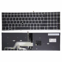 HP Probook 450 G5 455 G5 470 G5 650 G4 650 G5 silver frame with trackpoint backlit US keyboard original