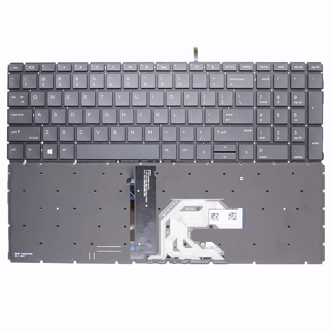 HP Probook 450 G6 G7, 455R G6, 455 G7, HSN-Q22C, HSN-Q17C, HSN-Q25C, HSN-Q16C, backlit US keyboard original - main product image