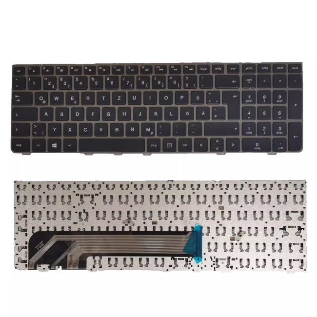 HP Probook 4535S 4530S 4730S silver frame German DE keyboard - main product image