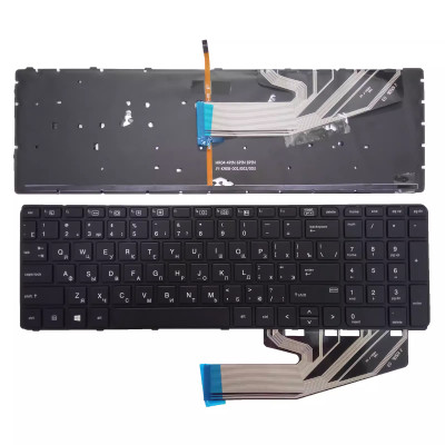 HP Probook 650 G2 G3 655 G3 450 G3 841137-001 backlit Russian RU keyboard