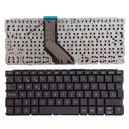 HP SlateBook 10-h 10-H gray Spanish SP keyboard - main product image