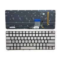 HP Spectre 13-SMB 13T-3000 13-3000 743897-031 backlit silver US keyboard