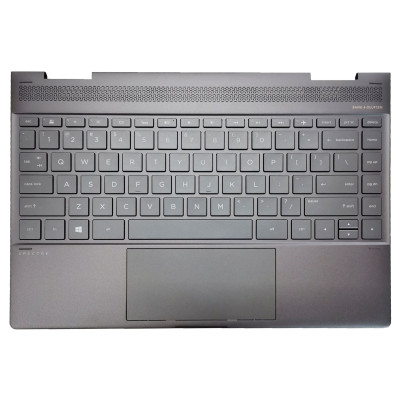HP Spectre X360 13-AE, TPN-Q199, 942040-001, backlit US keyboard palmrest brown