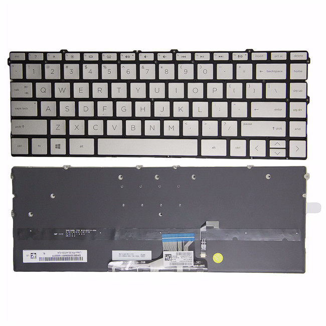 HP Spectre X360 13-AW TPN-Q225 13-aw2042TU gold backlit US keyboard - main product image