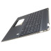 HP Spectre X360 15-DF, 15T-DF, TPN-Q213, backlit US keyboard palmrest blue - additional view 1