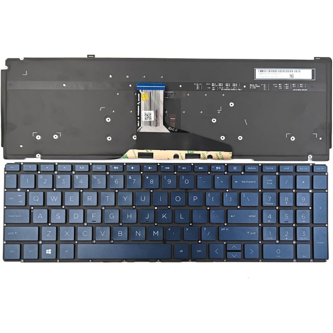 HP Spectre X360 15-EB, 15T-EB, EB0072TX, TPN-Q226, backlit US keyboard blue - main product image