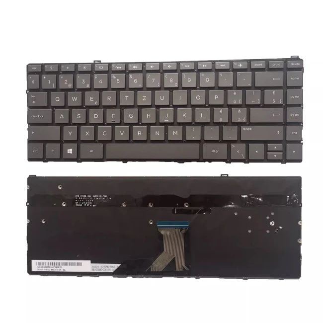 HP Spectre x360 13-AC000 13-W000 13-AP000 13-AE000 brown backlit Swiss SW keyboard - main product image