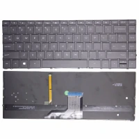 HP Spectre x360 13T-AE 13M-AG 13Z-AG 13T-AH 13T-AN black brown backlit US keyboard