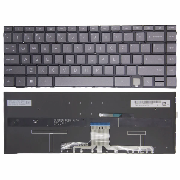 HP Spectre x360 14-EA 14-EB 14-AE black backlit US keyboard original - main product image