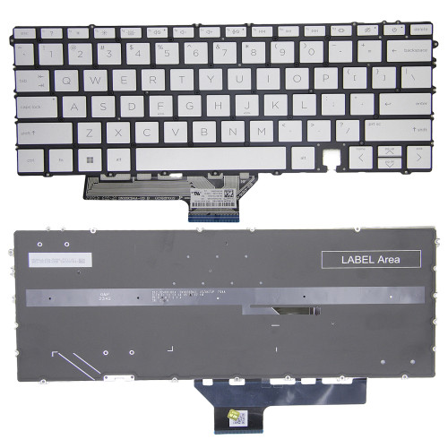 HP Spectre x360 14-EF, TPN-C155, backlit US keyboard silver - main product image