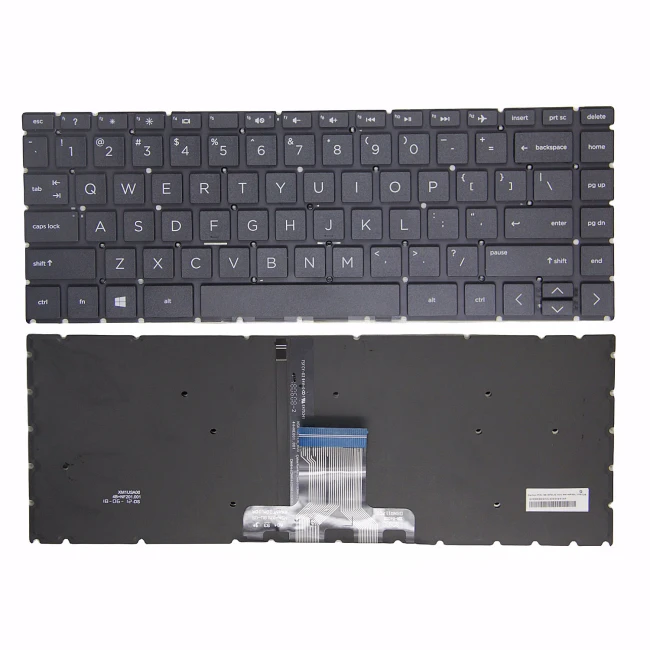 HP TPN-Q188 TPN-Q190 TPN-Q221 TPN-Q242 TPN-Q207 black backlit US keyboard - main product image