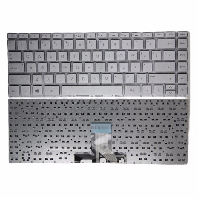 HP TPN-Q188 TPN-Q190 TPN-Q221 TPN-Q242 TPN-Q207 silver US keyboard OEM - main product image