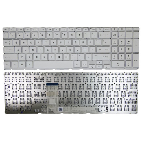 HP Victus 16-D 16-E 16T-D 16-R 15-FA 15T-FA 15-FB 15Z-FB US keyboard white - main product image