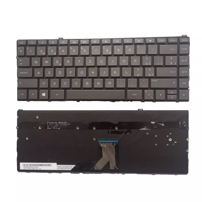 HP X360 13-AC 13-AG 13-AD 13-AH 13-AE 13-AF brown backlit Swiss SW keyboard