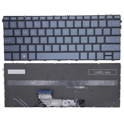 HP Pavilion Aero 13-BG, 13Z-BG, backlit US keyboard blue