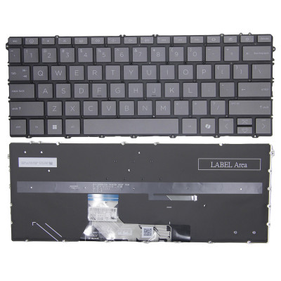 HP Pavilion Aero 13-BG, 13Z-BG, backlit US keyboard brown AI