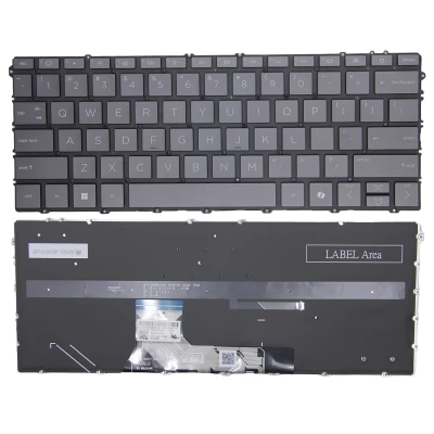 HP X360 13-BF, 16-AC, 16-AD, backlit US keyboard brown AI
