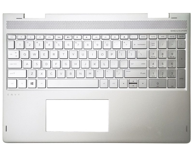 HP X360 15-BP, 15M-BQ, W127, 924353-001, 934640-001, backlit US keyboard palmrest - additional view 