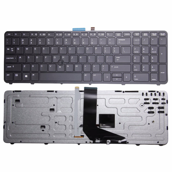 HP ZBOOK 15 G1 G2 ZBOOK 17 G1 G2 SK7123BL backlit US keyboard - main product image