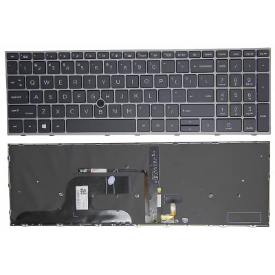 HP ZBook Fury 15 G7 G8 backlit US keyboard