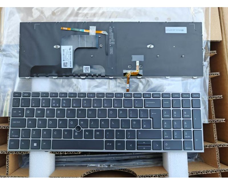HP ZBook Fury 17 G7 G8 backlit UK keyboard