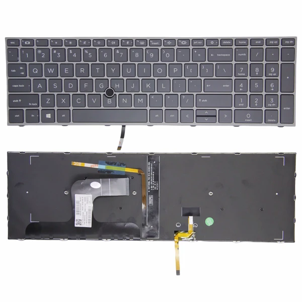 HP ZBook Fury 17 G7 G8 backlit US keyboard - main product image