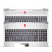 HP ZHAN 99 Mobile Workstation G2, ZHAN 99 Mobile Workstation G3, TPN-Q229, M12026-001, backlit US keyboard palmrest version B - additional view 1