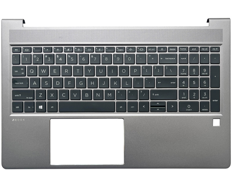 HP Zbook 15 Power G7, Zbook 15 Power G8, M26110-001, US keyboard palmrest - additional view 