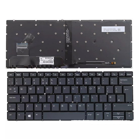 HP Zhan X13 G2 HSN-I22C hsn-i22c backlit UK keyboard - main product image
