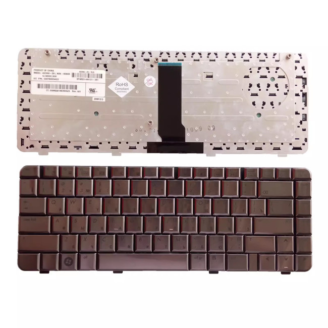 HP dv3000 dv3100 dv3500 dv3500t dv3600 brown Russian RU keyboard - main product image