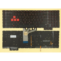 HP omen 17-AN 17T-AN red backlit German DE keyboard original