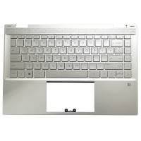 HP pavilion x360 14-DW, TPN-Q171, L96518-001, L96530-001, silver backlit US keyboard palmrest metal
