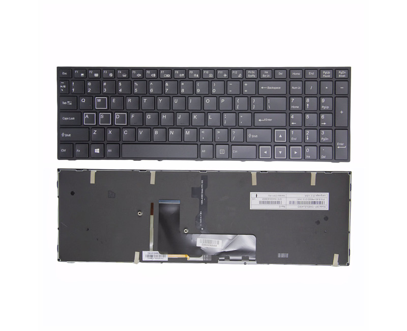 Hasee Z7 Z7M Z8 Z6 Z6M G8 G7 G6 T5S T5X green backlit US keyboard - additional view 