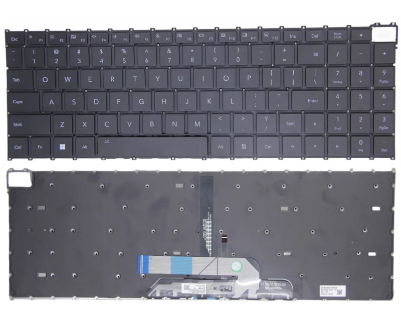Honor MagicBook X16, BRI-76, BRN-F56, BRN-G56, BRN-H76, DRA-54, DRA-72, backlit US keyboard - additional view 