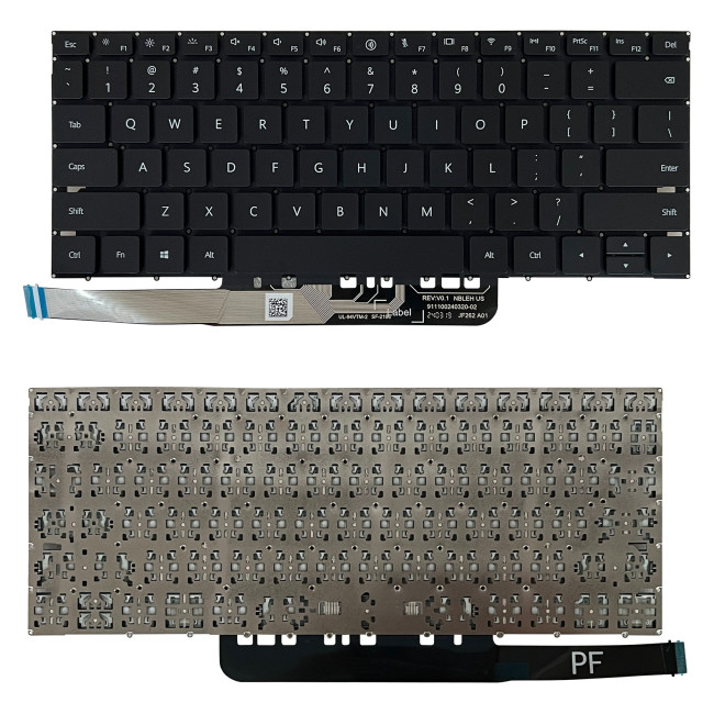 Huawei Matebook D14, D15, 2023, MDG-16, MDG-24, YTFZ-5851SP, black US keyboard - main product image