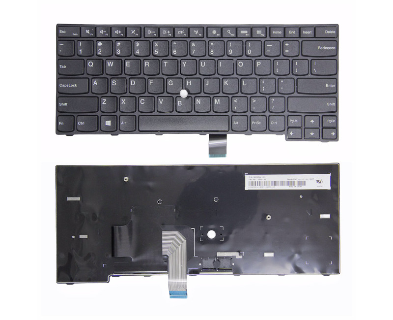 Lenovo thinkpad E450 E455 E460 E465 no trackpoint US keyboard - additional view 