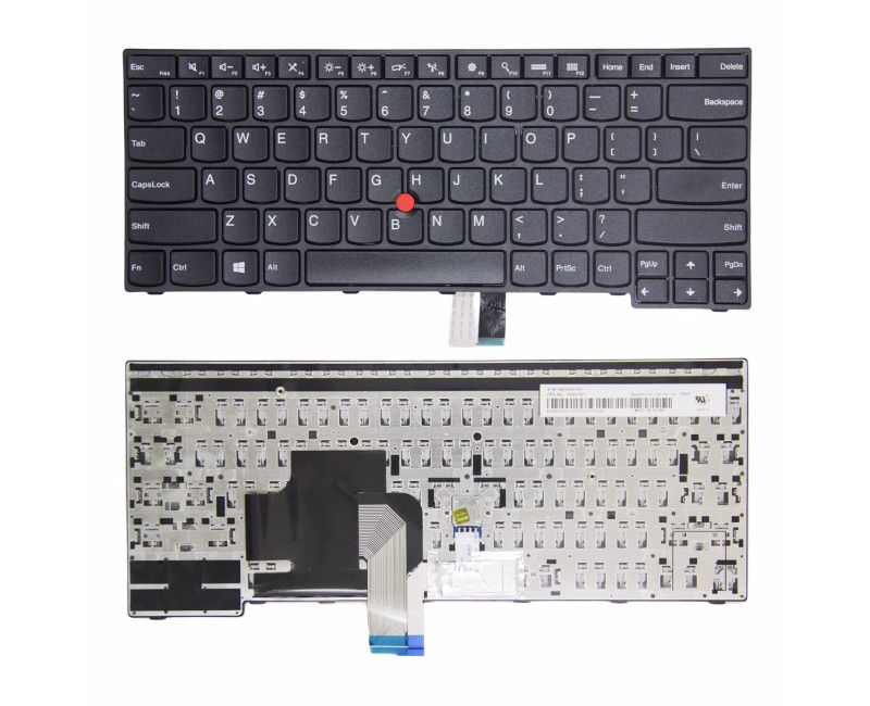 Lenovo thinkpad E450 E455 E460 E465 with trackpoint US keyboard - additional view 