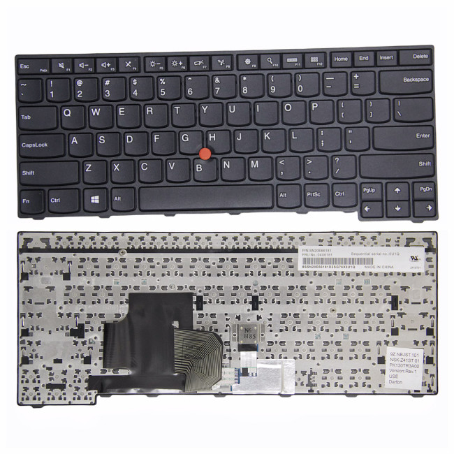 Lenovo thinkpad E450 E455 E460 E465 with trackpoint US keyboard original - main product image