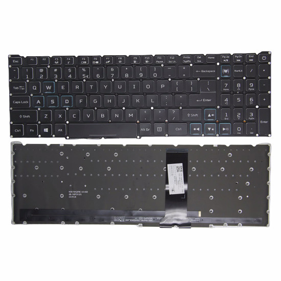 Acer AN515-46 AN515-56 AN515-58 PH315-54 PH515-54 blue WASD RGB backlit US keyboard - main product image