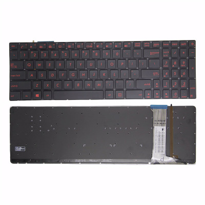 Asus Z50JX GL752 ZX70 FX71 FX50V FX-PRO PRO6300 PRO6700 red backlit US keyboard